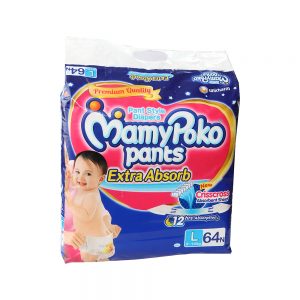 MAMY POKO PANTS EXTRA ABSORB-64pcs