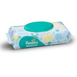 PAMPERS FRESH CLEAN BABY WIPES-64n