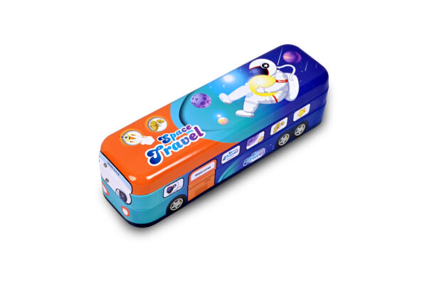CARTOON CHARACTER CAR DESIGN PENCIL BOX (SET OF 1)
