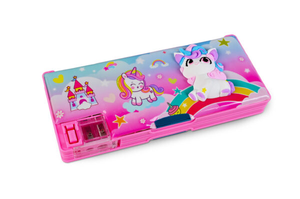 UNICORN MAGNETIC PENCIL BOX WITH DUAL SHARPNER - Image 3