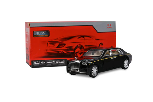 1:24 Scale Rolls Royce Diecast Car (BLACK) - Image 6