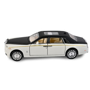 1:32 Scale Rolls-Royce Phantom Diecast Model Car (White & Black)