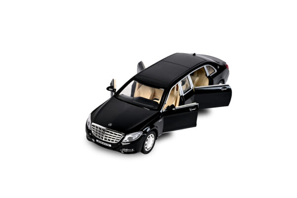 1:32 Extended edition Mercedes Maybach S600 Die Cast Car (Black) - Image 5